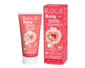 Rocs baby зубная паста для малышей нежный уход яблоко 45 гр