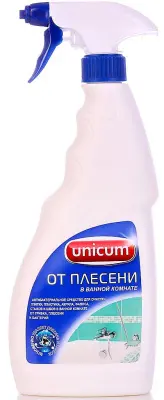 Unicum средство для удаления плесени и  грибка для ванной комнаты и туалета 500 мл 