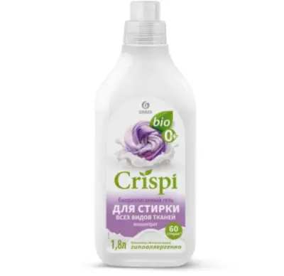 Grass crispi гель для стирки всех видов тканей концентрат флакон 1800 мл 