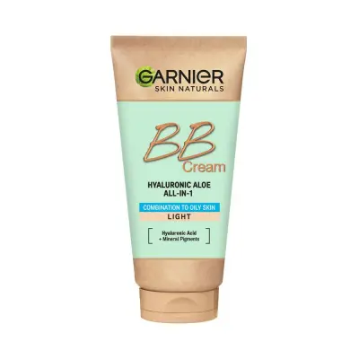 Garnier bb крем гиалуроновый алоэ уход 5 в1 для смешанной и жирной кожи 