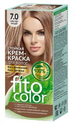 Фитокосметик краска для волос FitoColor тон 7.0 Светло-русый 