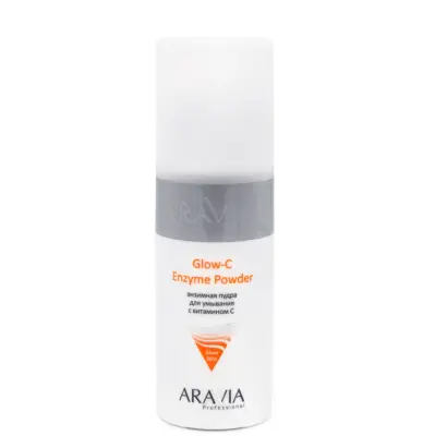 Aravia Professional энзимная пудра для умывания с витамином c glow c enzyme powder 150 мл 