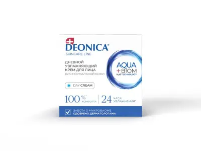 Deonica дневной увлажняющий крем для лица для нормальной кожи 50 мл 
