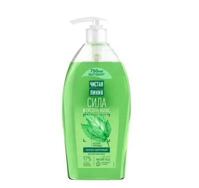 Чистая линия шампунь укрепляющий для всех типов волос крапива 750 мл 