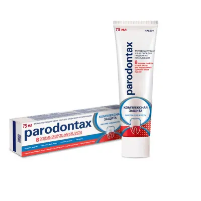Parodontax зубная паста комплексная защита с фтором 75 мл 