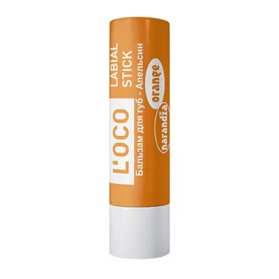 L’oco бальзам для губ labial stick апельсин 4.4г р 