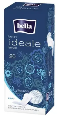 BELLA Прокладки ежедневные PANTY IDEALE  large по 20 шт 