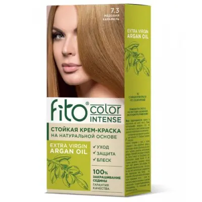Fito color intense краска для волос тон 7.3 медовая карамель 