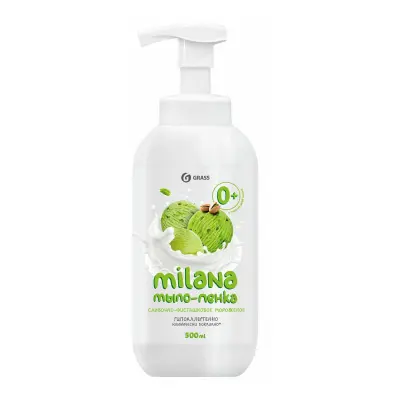 Grass Milana жидкое мыло пенка сливочно-фисташковое мороженое 500 мл 