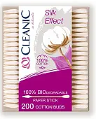 Cleanic Silk Effect ватные палочки гигиенические в бумажной прямоугольной коробке 200 шт