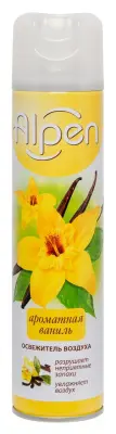 Alpen освежитель воздуха ароматная ваниль 300мл 