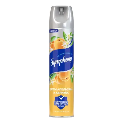 Symphony освежитель воздуха цветы апельсина и абрикос 300 мл 
