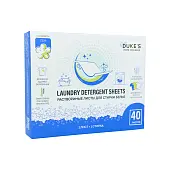 Dukes home wonders растворимые листы для стирки белья аромат лен 40 шт