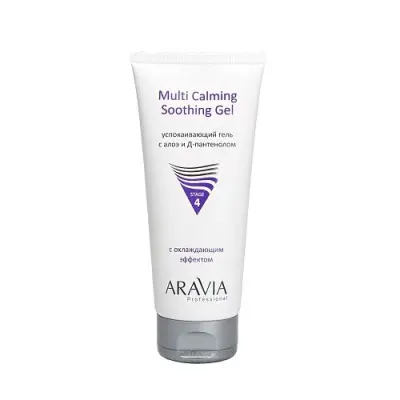 ARAVIA Professional Успокаивающий гель с алоэ и Д-пантенолом Multi Calming Soothing Gel, 200 мл 
