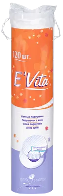 Ватные подушечки BELLA E VITA, 120шт круглые 