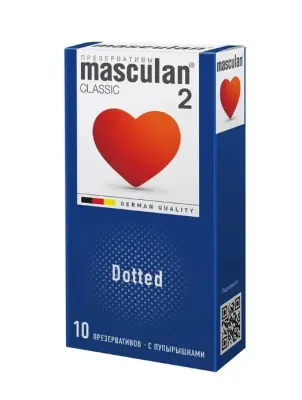 Masculan презервативы с пупырышками 2 classic 10шт 