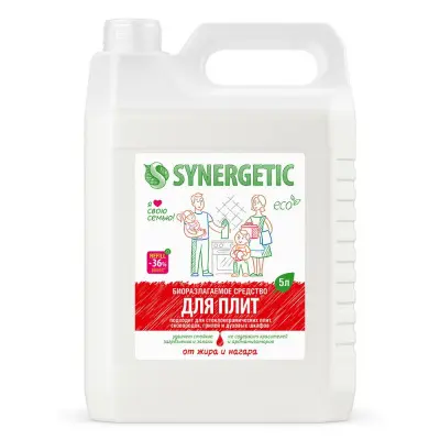 Synergetic средство для плит от жира и нагара 5 л 