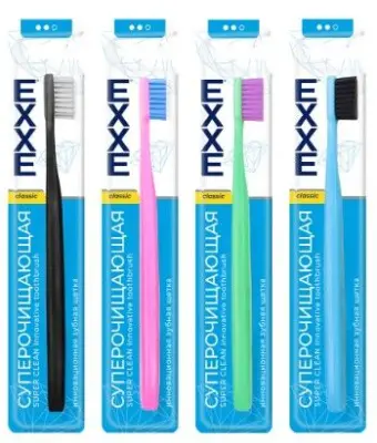 EXXEзубнаящеткаclassicсуперочищающая средняя 1шт 