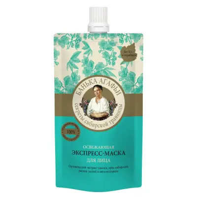 Банька Агафьи маска экспресс для лица освежающая 100 мл 