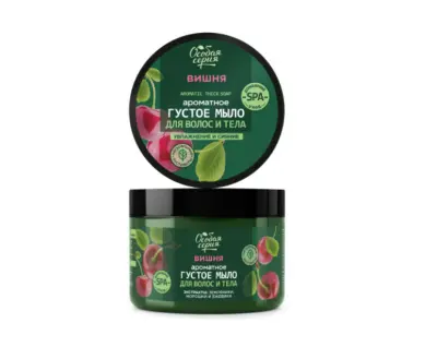 Особая серия ароматное густое мыло для волос и тела вишня увлажнение и сияние 500 мл 
