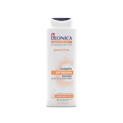 Deonica шампунь защита от потери волос 380 мл 