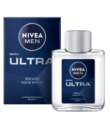 Nivea Men лосьон после бритья ultra aнтибактериальный 100 мл 