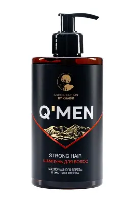 Q’men шампунь сила и укрепление мужской, 410 мл 