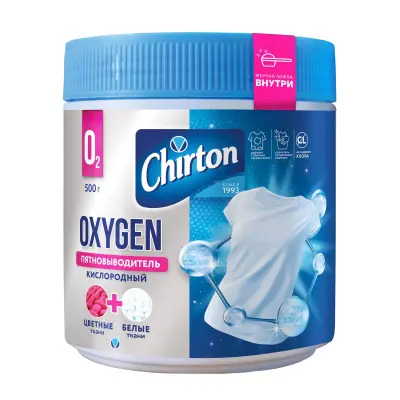 Chirton кислородный отбеливатель пятновыводитель oxygen 500 гр 