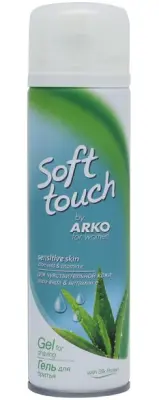 Гель для бритья женский Soft Touch by Arko Sensitive Skin, 200 мл 