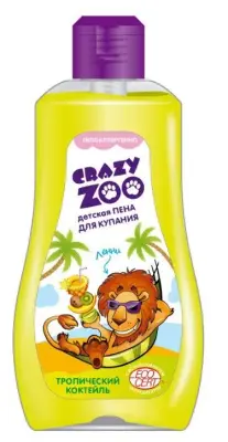 ВЕСНА Crazy zoo пена для купания тропический коктейль 280мл 