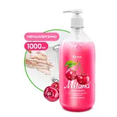 Milana крем мыло жидкое увлажняющее спелая черешня флакон 1000 мл