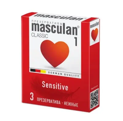 Masculan презервативы 1 classic 3шт 