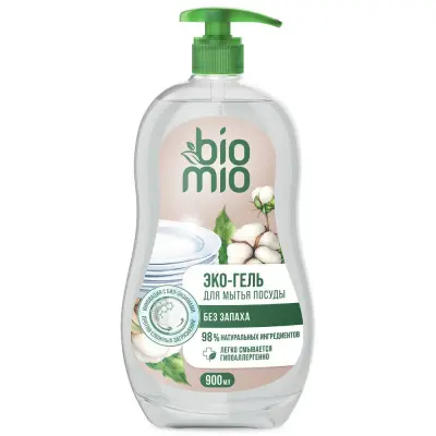 BioMio средство для мытья посуды без запаха 900 мл 