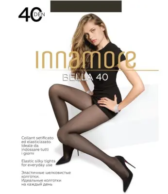 Innamore Bella Классические колготки с шортиками 40 den  ( nero, 4 ) 