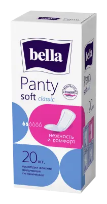 BELLA Прокладки ежедневные PANTY SOFT Classik 20 шт 