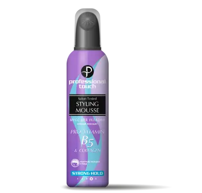 Professional Touch мусс для укладки волос pro vitamin b5 collagen сильная фиксация 150 мл 