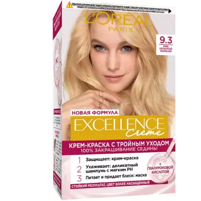 L'oreal Excellence 9.3 очень светло русый золотистый 