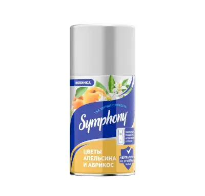 Symphony Automatic освежитель воздуха цветы апельсина и абрикос 250 мл 