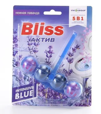 Туалетные блоки Bliss Актив Blue 1 шт в упаковке 50 г 