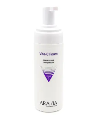 Aravia Professional крем-пенка очищающая Vita-C Foaming 160мл 