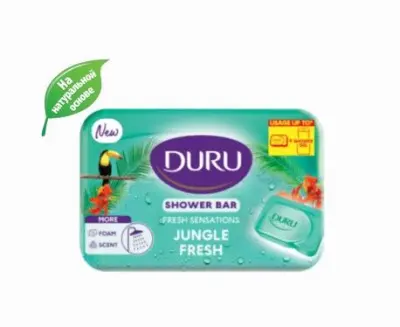 Duru Fresh Sens мыло для душа тропический лес 150 гр 