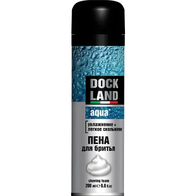 Dockland пена для бритья aqua 200 мл 