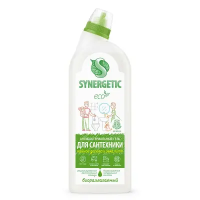 Synergetic средство для сантехники чайное дерево и эвкалипт 0,7 л 