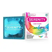 Serenity презервативы из натурального латекса freedom ultra soft classic классические ультрамягкие 3 шт уп
