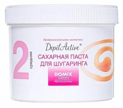 Domix Green Professional паста для депиляции сахарная средняя DepilActive 650г 