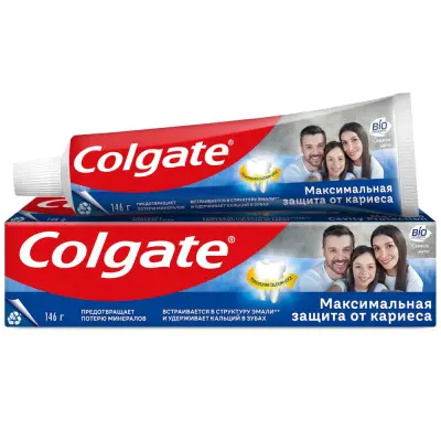 Colgate зубная паста максимальная защита от кариеса свежая мята 100 мл 