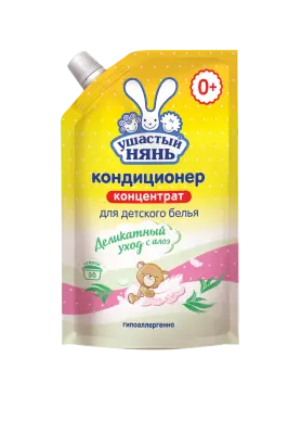 Ушастый Нянь кондиционер детский алоэ вера дой пак 1л 