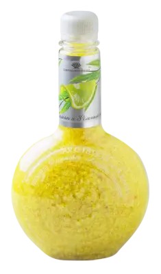 Фруктовое Ассорти соль для ванн лимон и зелёный чай банка 550 г 