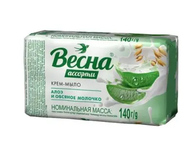 ВЕСНА ассорти  алоэ и овсяное молочко 140 г 