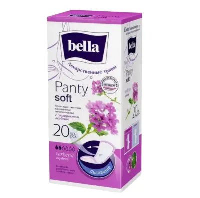 Bella прокладки ежедневные panty herbs verbena с экстрактом вербены 20 шт 